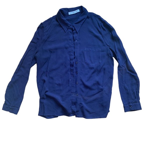 Rodebjer Navy Button shirt - Picture 1 of 2
